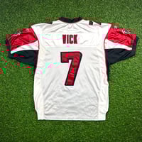 Image 2 of 2004 Reebok NFL Authentic Jersey Atlanta Falcons Michael Vick Sz. 52 Throwback