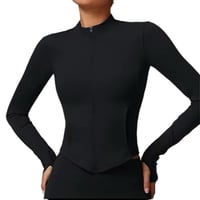 Image 3 of Casual Zipper Fitness Jacket