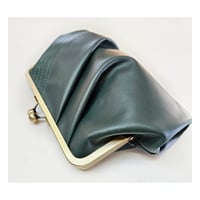 Image 3 of Forrest Pleated Leather Clutch