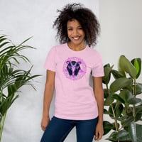 Image 4 of Goth Baphomet Goat Purple Kawaii Unisex t-shirt