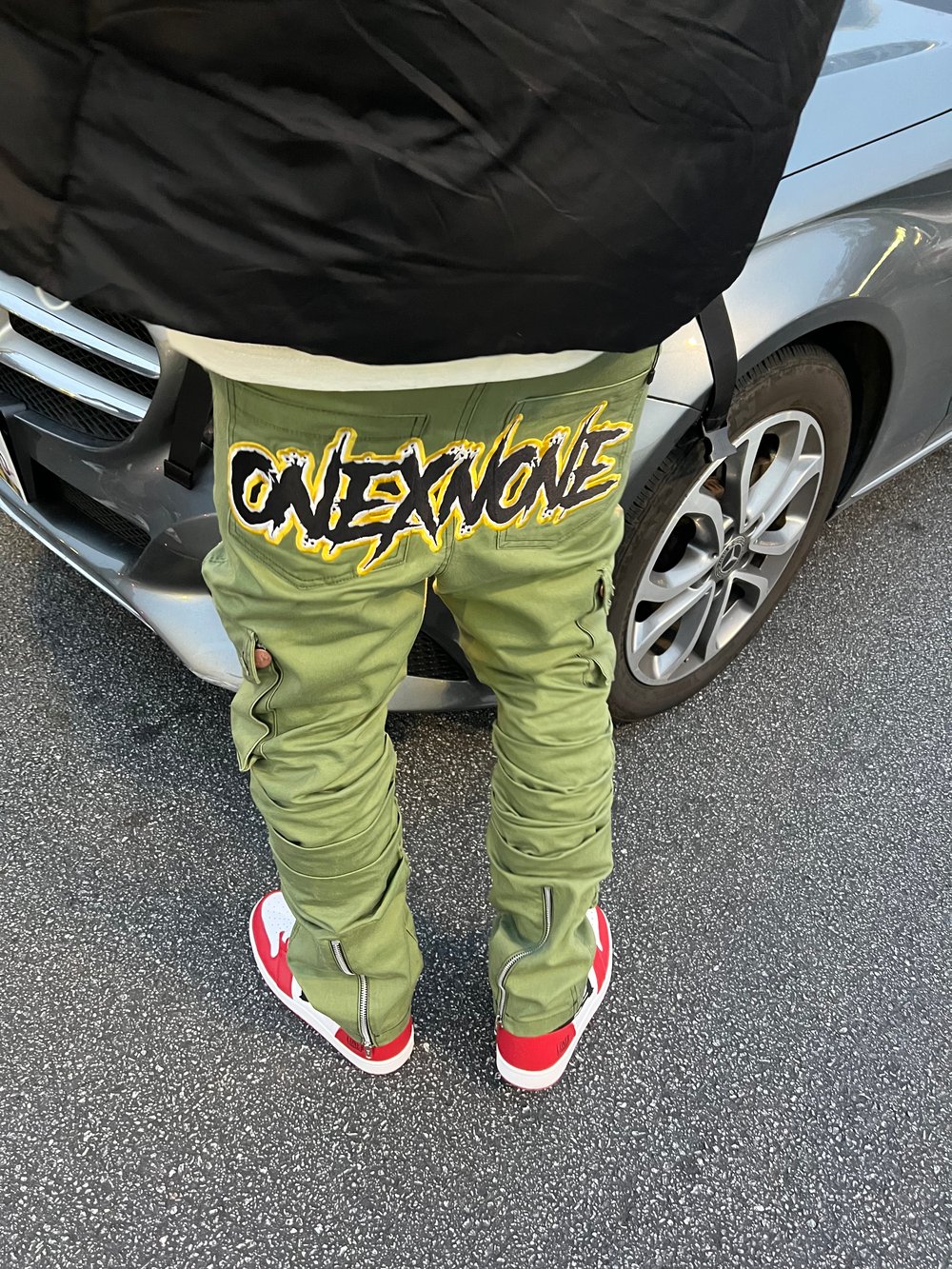 EMBROIDERED STACKED CARGOS V1