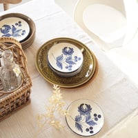 Image 1 of Lot de 8 petites assiettes en céramique