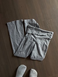 gray rollover leggings (sz med) 