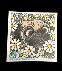 Daisy 3” matte vinyl sticker