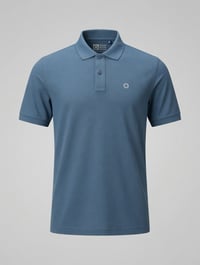 Simms Polo in Blue Steel ( New RELAXED FIT) 