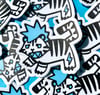 Punk Tiger Sticker