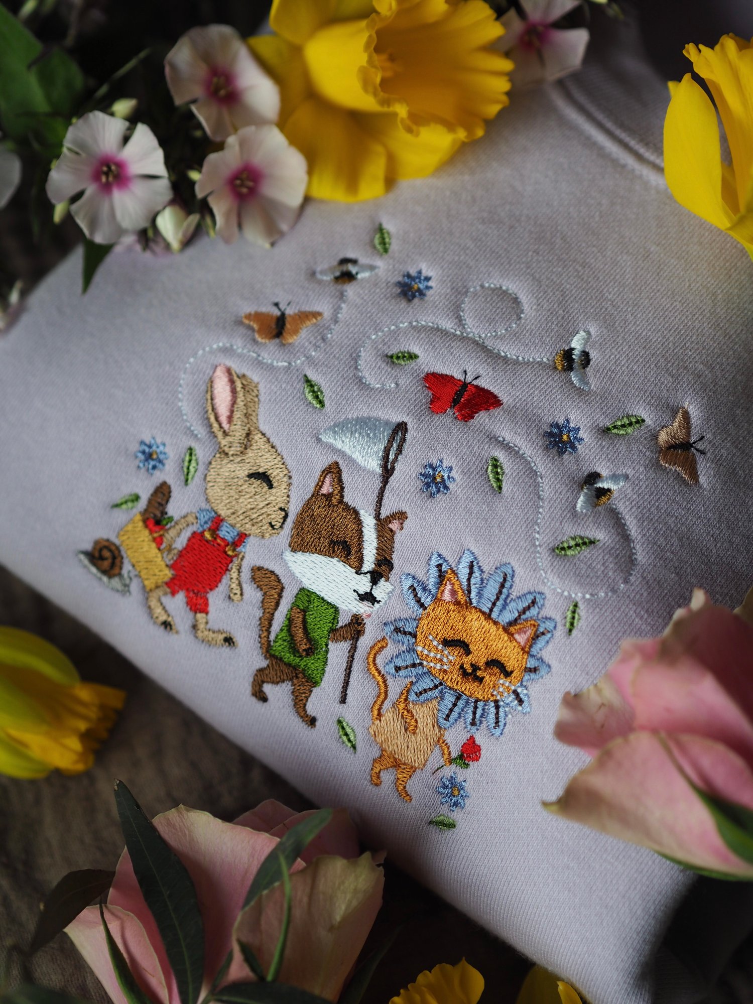 Image of A Year Of Adventures - Spring Edition - Pastel Lilac Sweater