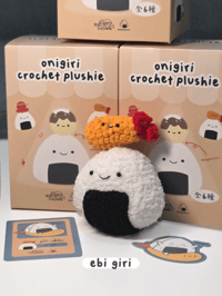 Image 5 of Knotparfaits x Kooklesart Onigiri Crochet Plushie Blind Box