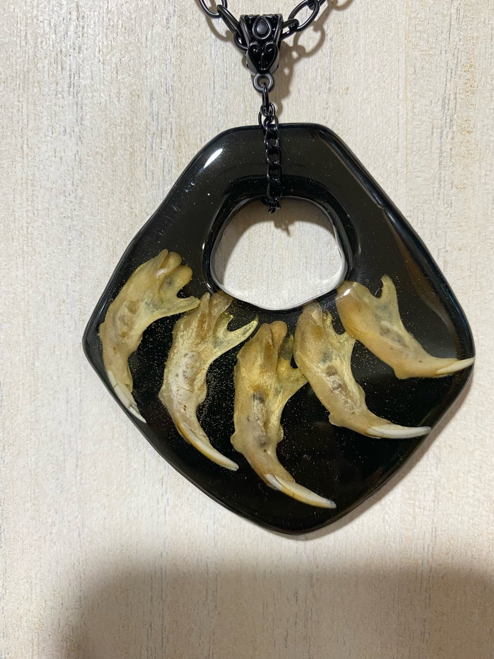 Jawbone pendant 