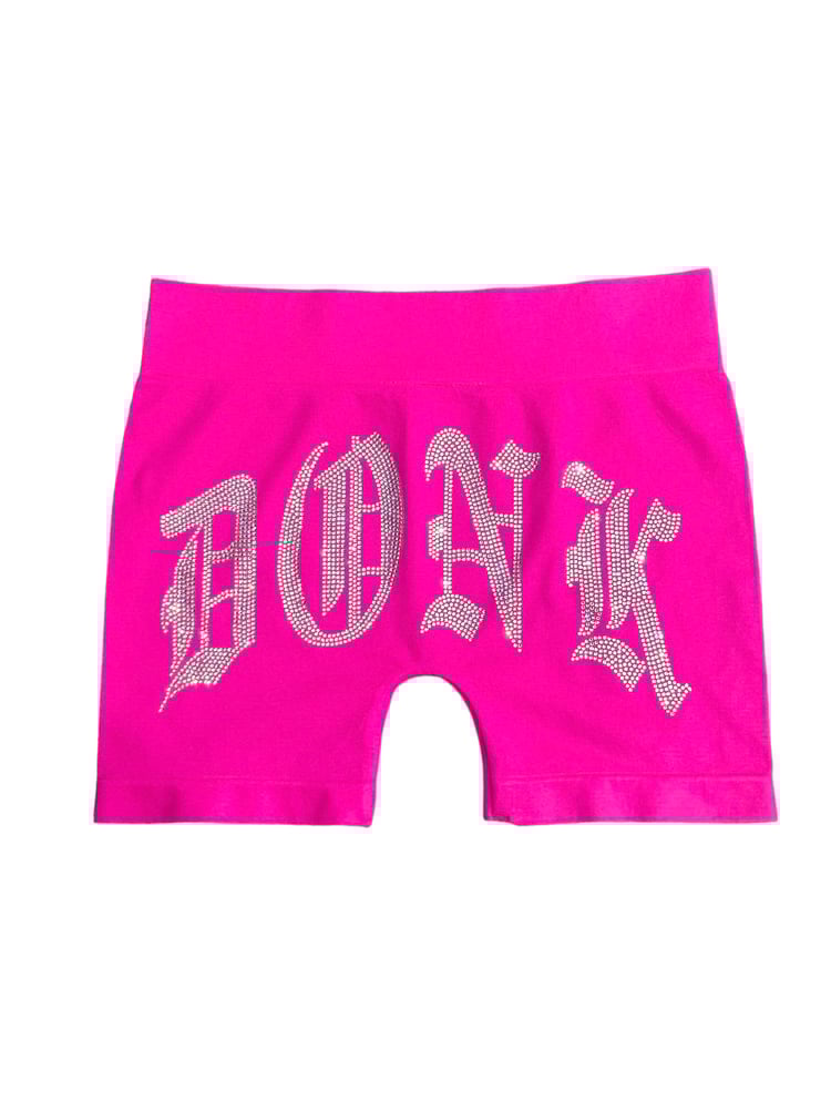 Image of DONK BIKE SHORTS (PINK)