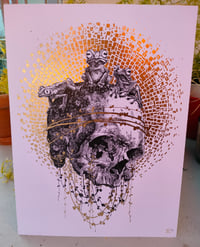 Image 1 of - froggy skull  -