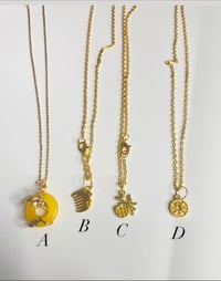 Image 1 of Gold jade necklaces