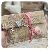 Image 9 of vintage lace pouch and snippet book