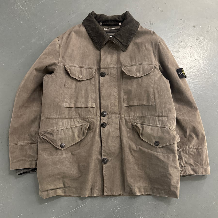 Image of AW 2003 Stone Island Multi pocket field jacket, size XL