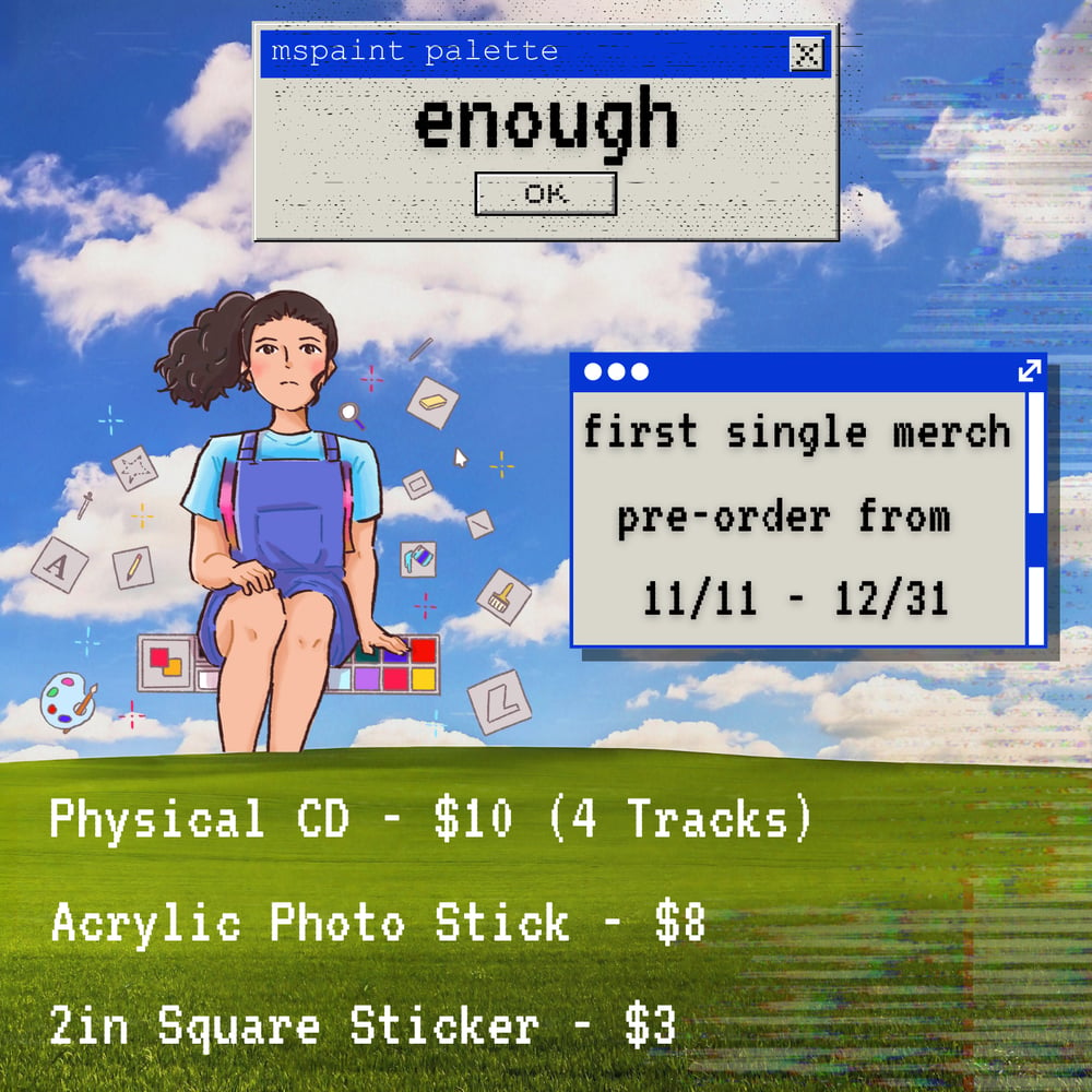 Image of [Pre-Order] "enough" merch