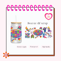 LF Rose UV DTF Cup wrap