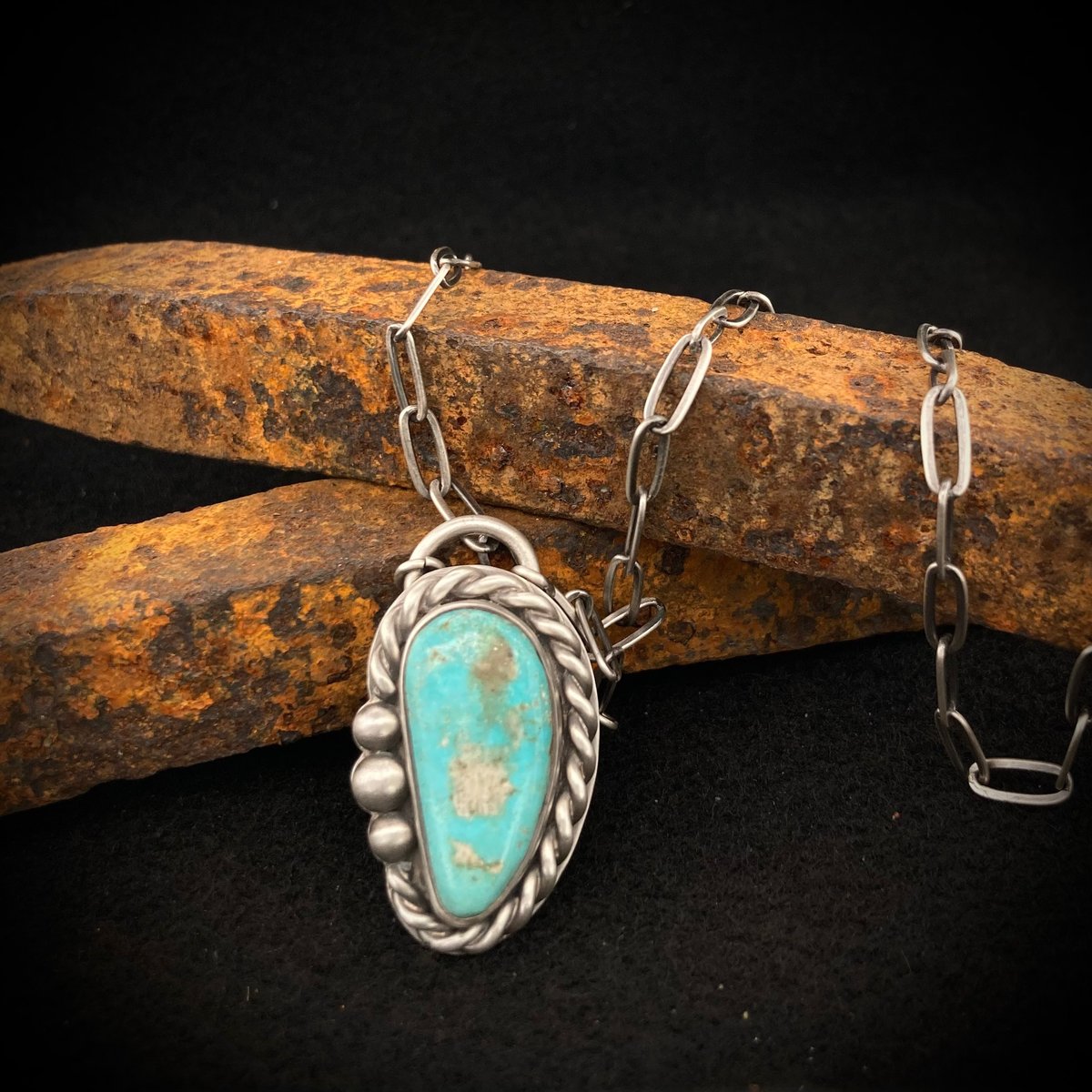 Blue Gem Turquoise Necklace 2