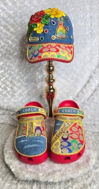 Image 1 of Red Co Colorful Denim w/ Hat