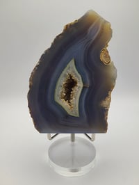 Image 1 of 1.78lb Agate Druzy Rough Edge Natural Crystal 