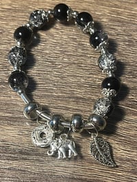 Elephant/leaf bracelet 