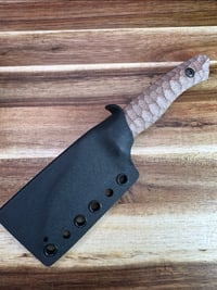 Image 5 of Wachtman Knife & Tool Kliff Micarta Stone Wharncliffe Fixed Steel Blade