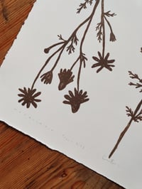 Image 4 of Matricaria • Linocut paper print