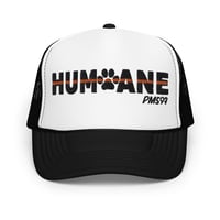 Image 1 of Humane paw Foam trucker hat