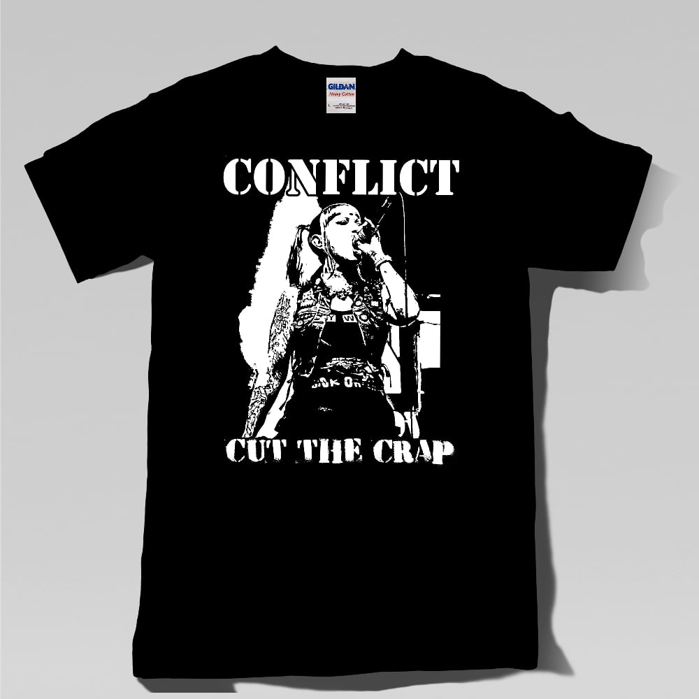 Image of CONFLICT Cut The Crap Tshirt