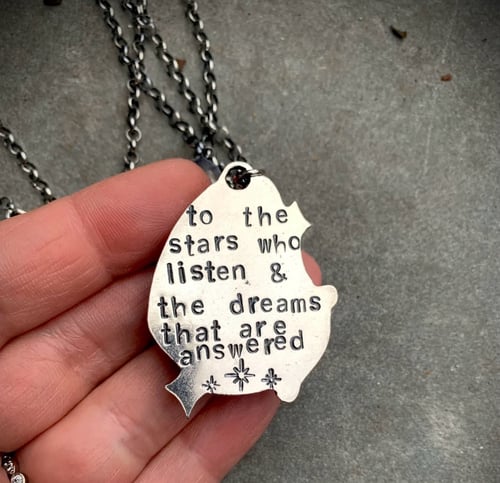 Image of The Dreamers Talisman- Fina Moon Silver Studio