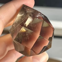 Image 3 of Smoky Quartz Faceted Flame (20B)