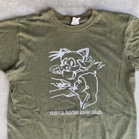 Image 1 of horse lover club army green small