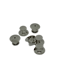 Image 1 of Spring-Loaded Metal Locking Pin Back x2