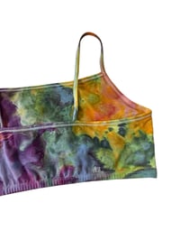 Image 7 of XXL (44) Cotton-Blend Strappy Bralette in Euphoria Ice Dye