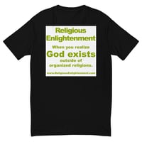 Image 1 of Religious Enlightenment Fitted Short Sleeve T-shirt