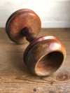Chunky turned wooden chalice