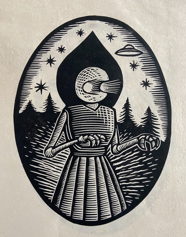 Cryptid Block Print Set