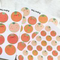 Image 2 of Orange stickers