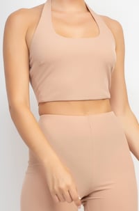 Image 2 of Halter top - Nude  