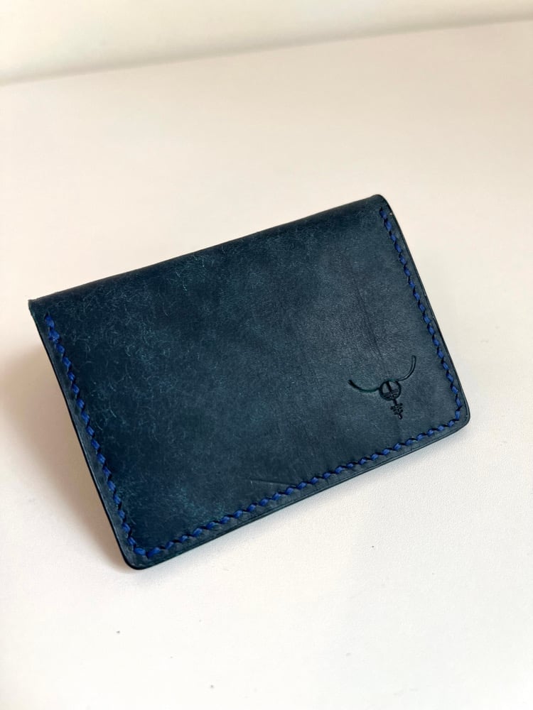 Image of Sapphire Pueblo Slim Bifold Cardholder 
