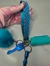 Blue LV Safety Keychain 