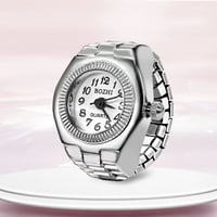 Image 1 of Ring Watch New Hot Selling Creative Alloy Shell Finger Circular Dial Couple Men And Women