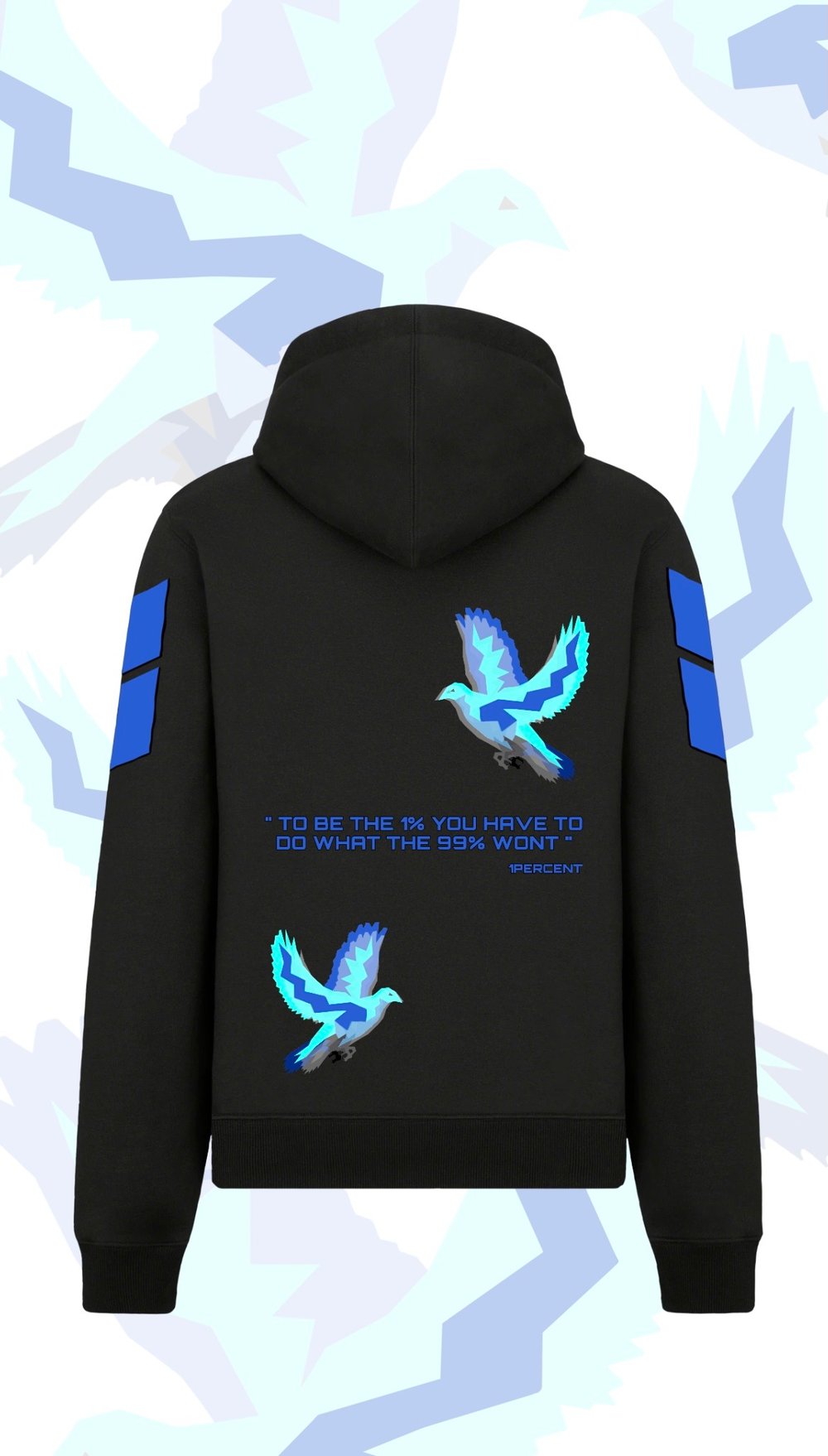 Image of Blue Doves Hoody