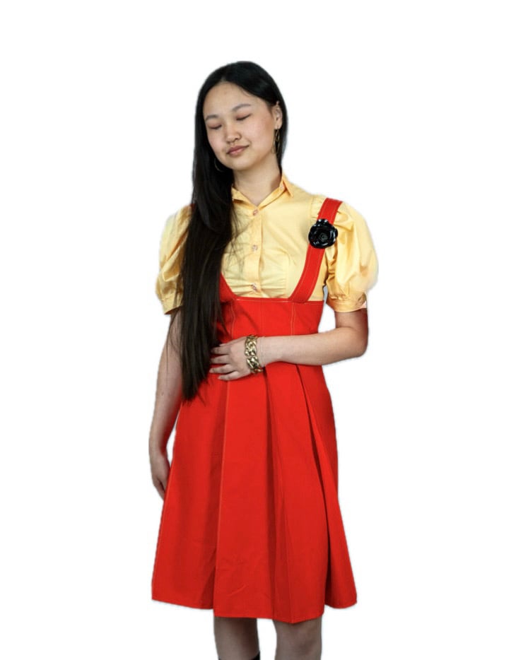 Image of SS25 - The Scout - Strapped Pleated Skirt