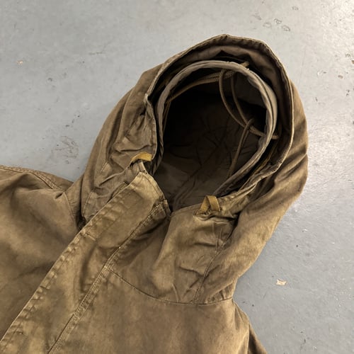 Image of AW 2005 Stone Island Duel Layer Lino Flax Asymmetrical Jacket, size