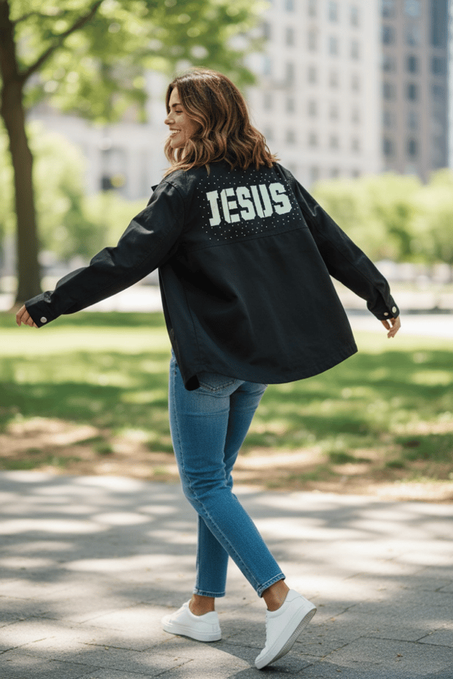 Jesus Jean Jacket 