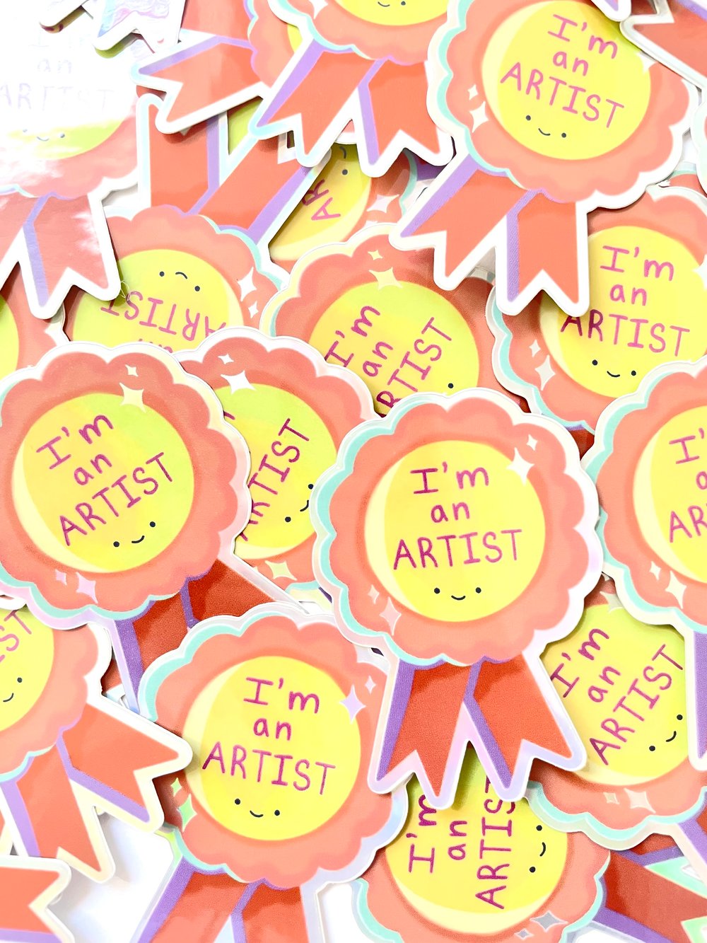 Image of I’m an Artist “Holographic” Sticker