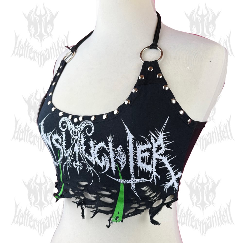 Nunslaughter "Logo” Crop Top (SIZE L)