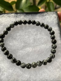 Image 1 of Snowflake obsidian 6mm