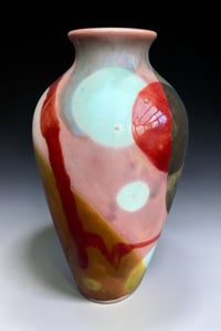 Image 3 of Abstract design reduction lustre vase - 