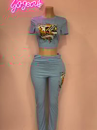 Image 1 of Hardy blue-pants set